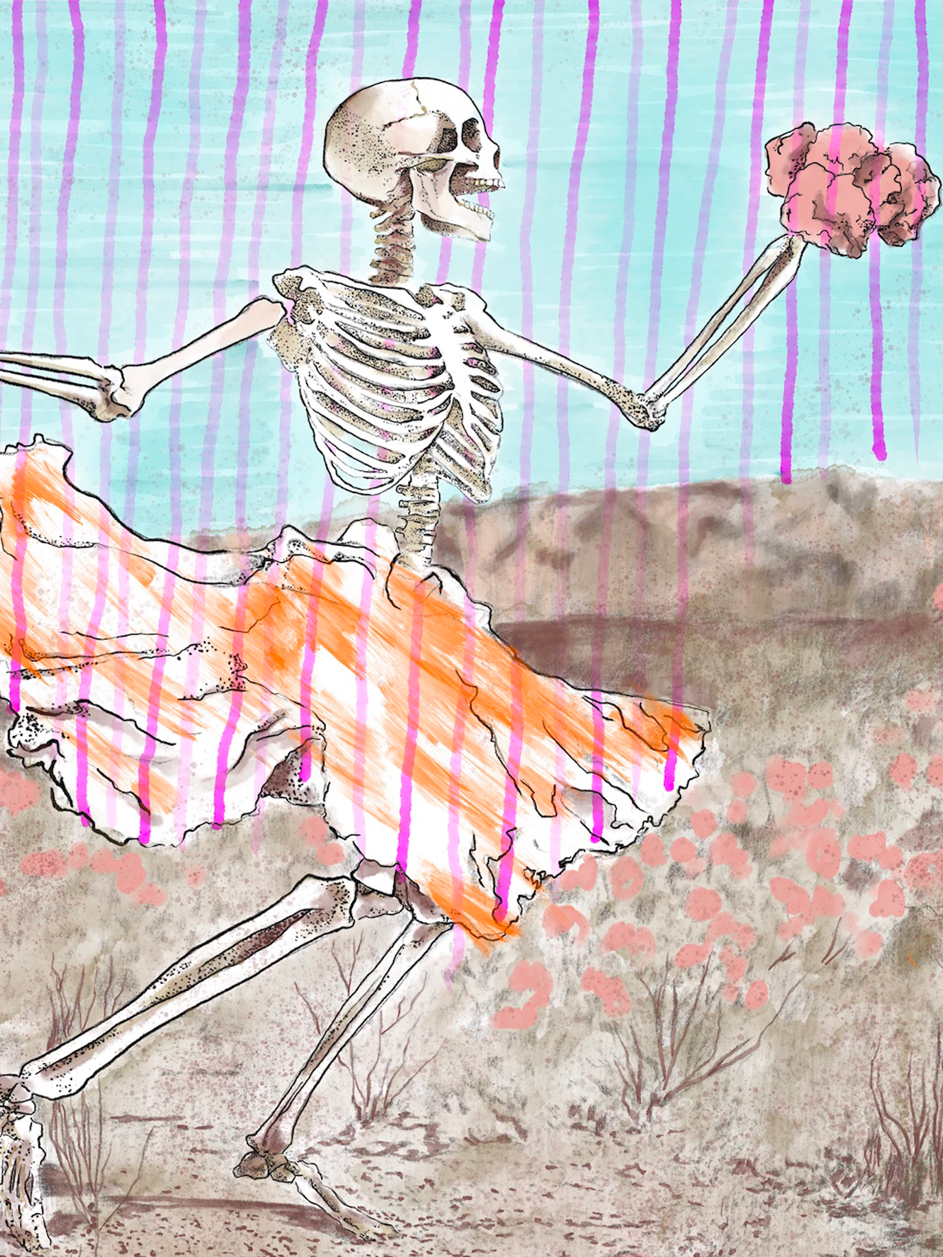Framed Withering Waltz