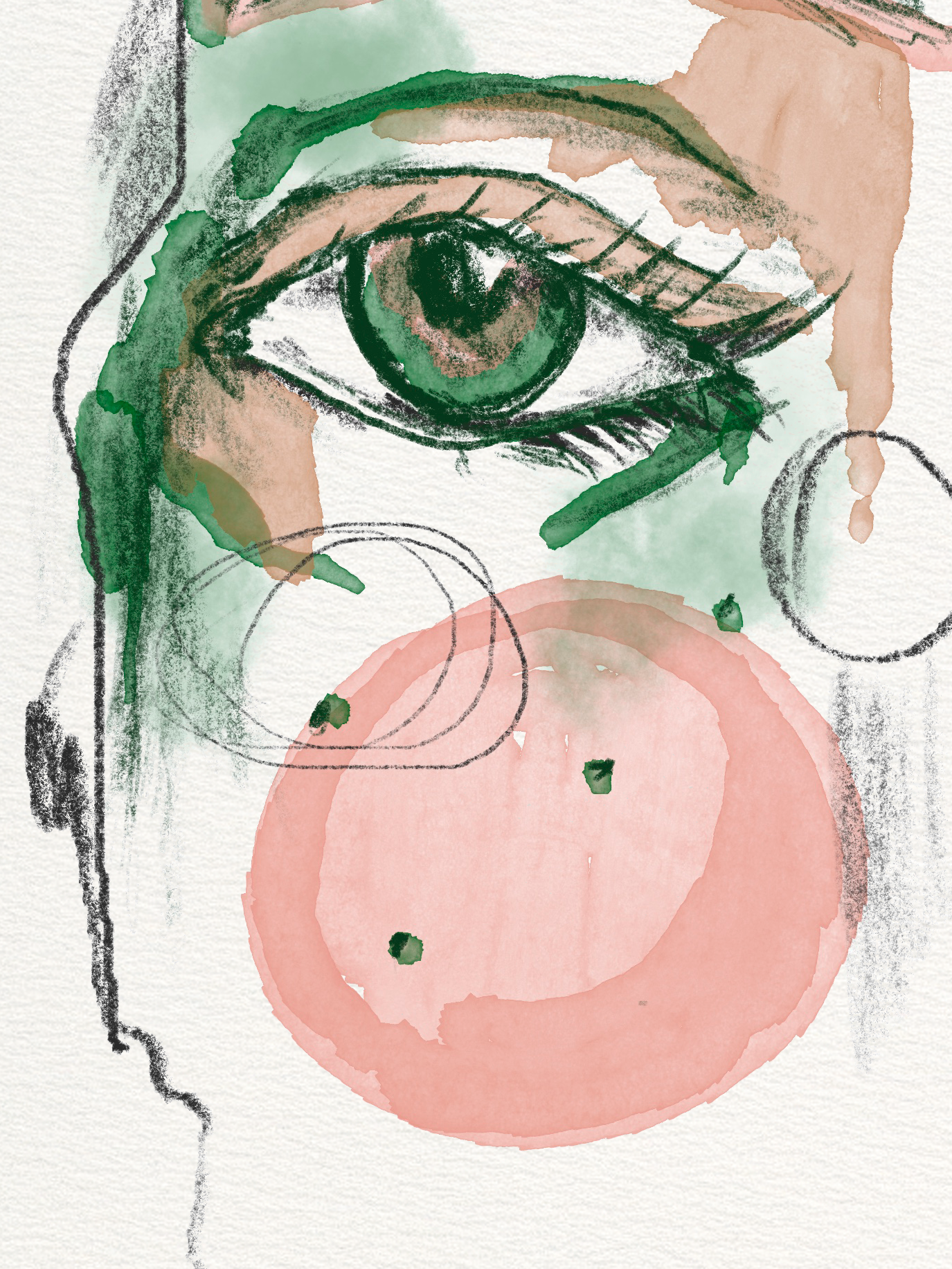 Framed How to Draw an Eye