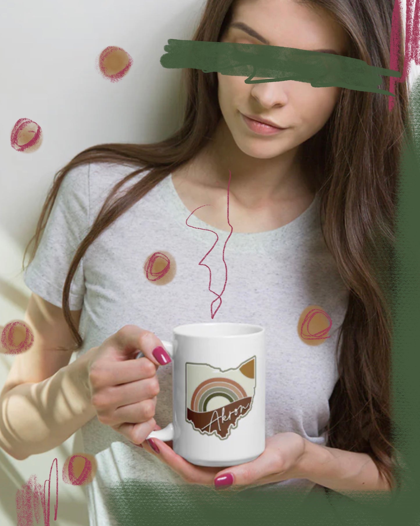 Boho Akron Mug