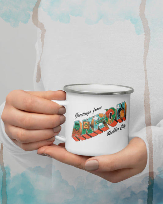 Akron Enamel Mug