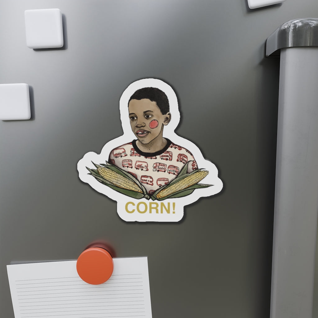 wholesome corn kid kiss-cut magnets
