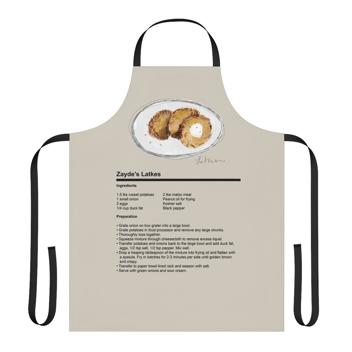 Zayde's Latke Apron