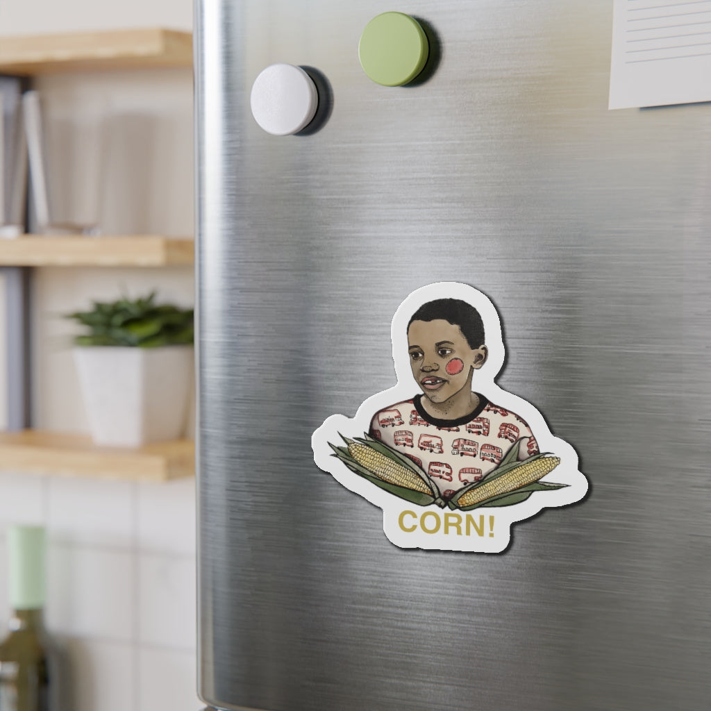 wholesome corn kid kiss-cut magnets