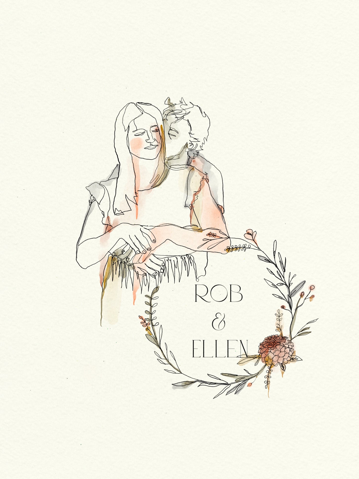 Custom Couple Portrait