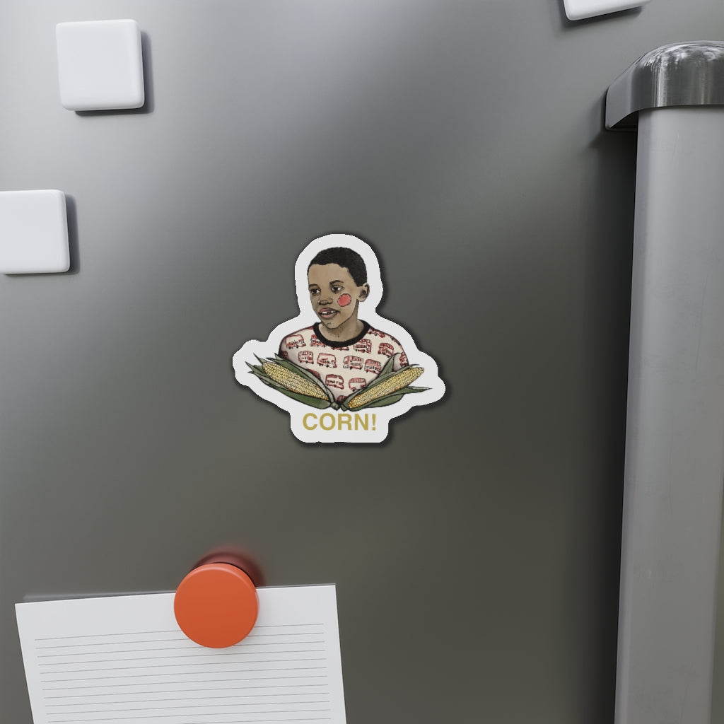 wholesome corn kid kiss-cut magnets
