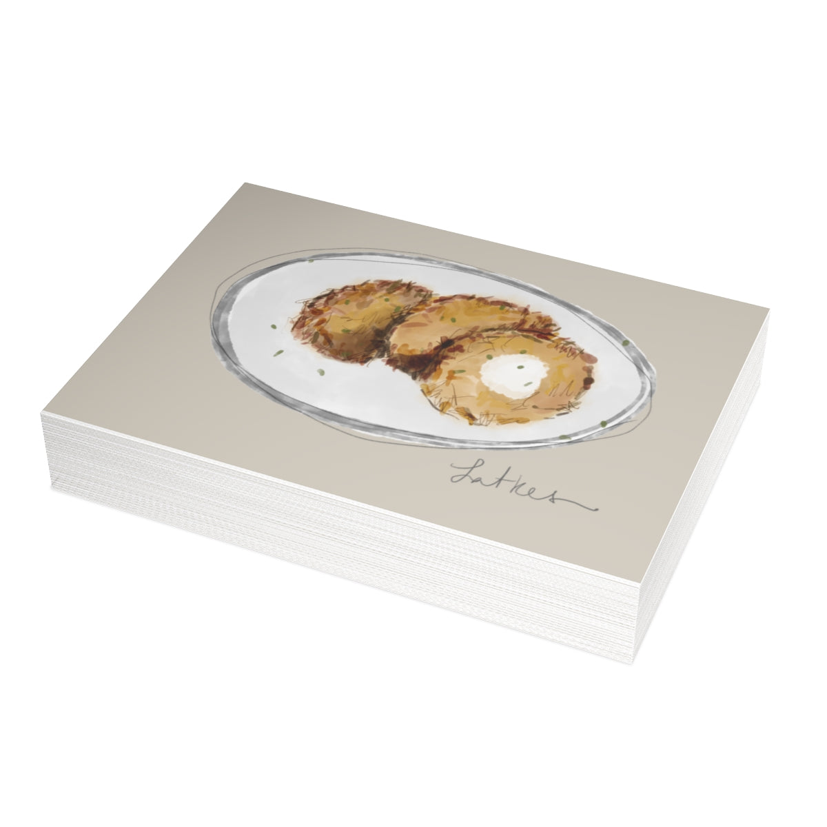 Zayde's Latke Greeting Cards