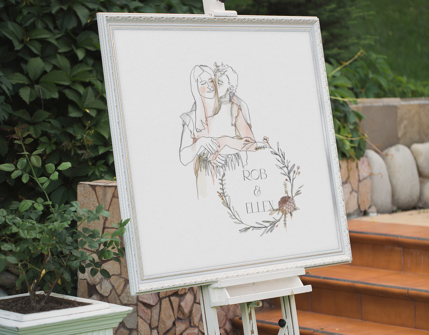 Custom Couple Portrait