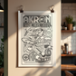 Akron Bicentennial Riso Print