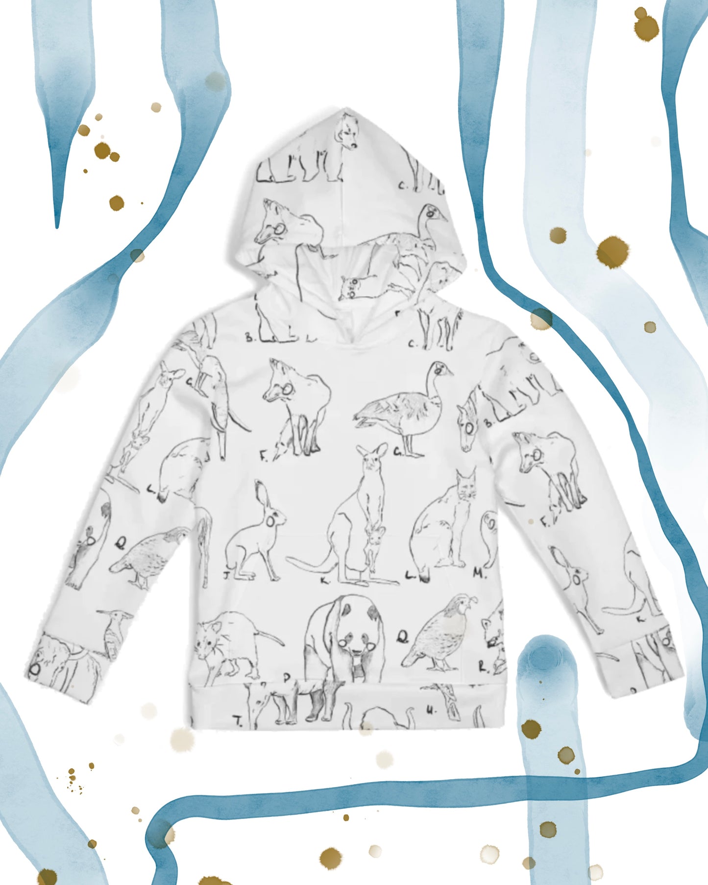 Brainy Bear Kids Hoodie