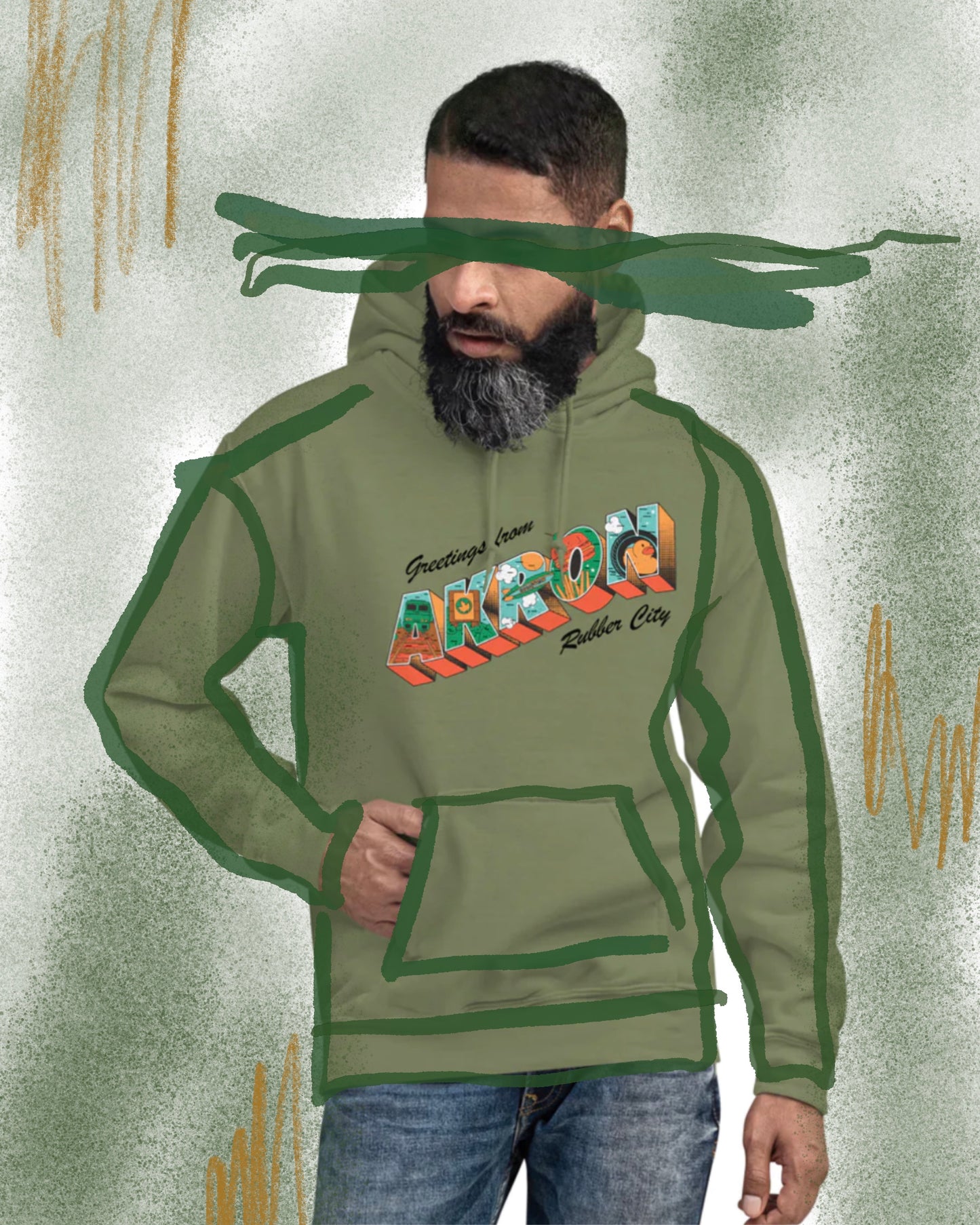 Akron Greetings Hoodie