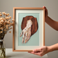 RAID System is a conceptual giclée art print exploring the tension between function, preservation, and decay. Featuring a mounted hand with ants crawling across its surface, this piece draws on themes of labor, control, and digital systems. Printed on archival paper, it's part of an evolving body of work reflecting on humanity’s shifting relationship with nature and technology.