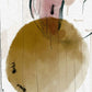 Artistic depiction of ants on a textured surface with abstract shapes