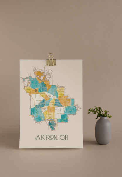 Akron Map