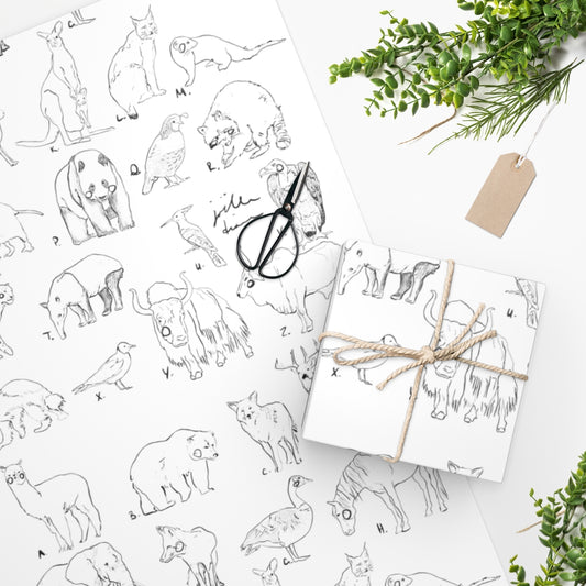 Brainy Bear Wrapping Paper